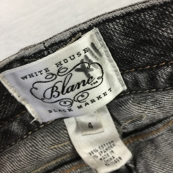 ๐ผ WHITE HOUSE BLACK MARKET BLANC WOMENS CAPRIS PANTS SIZE 4. ๐ผ - Picture 3 of 5